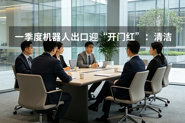 一季度机器人出口迎&ldquo;开门红&rdquo;：清洁机器人成出海核心，AI推动硬件升级