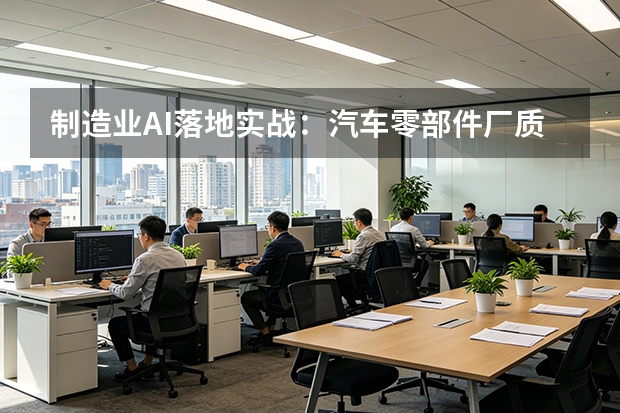 制造业AI落地实战：汽车零部件厂质检准确率升至99.1%，库存周转大幅提升