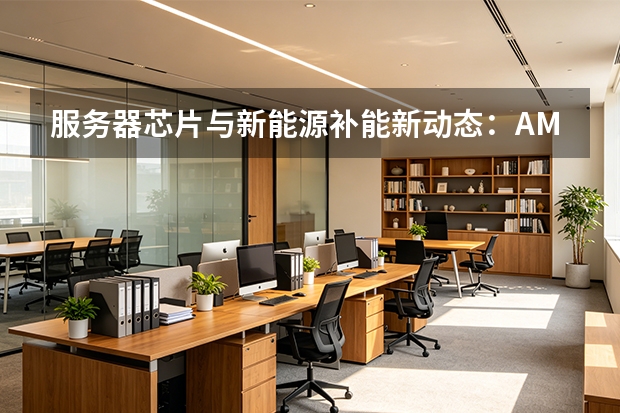 服务器芯片与新能源补能新动态：AMD细分产品线，蔚来换电网络县县通