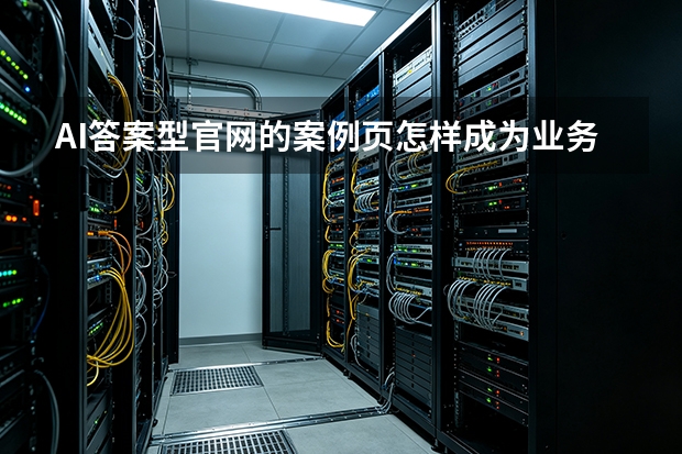 AI答案型官网的案例页怎样成为业务证据？