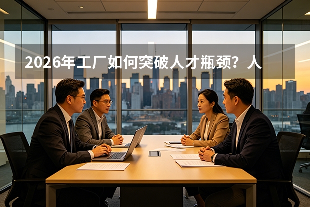 2026年工厂如何突破人才瓶颈？人机协作 + 四维赋能法
