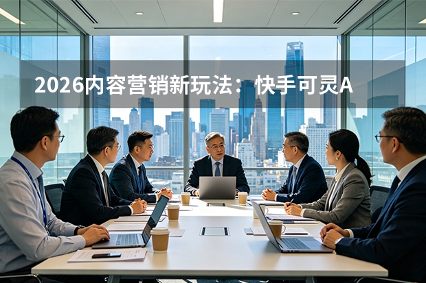 2026内容营销新玩法：快手可灵AI的视觉革命