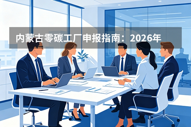 内蒙古零碳工厂申报指南：2026年培育工作全面启动