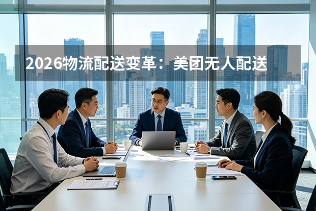 2026物流配送变革：美团无人配送的商业闭环