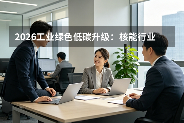 2026工业绿色低碳升级：核能行业开启零碳转型新纪元