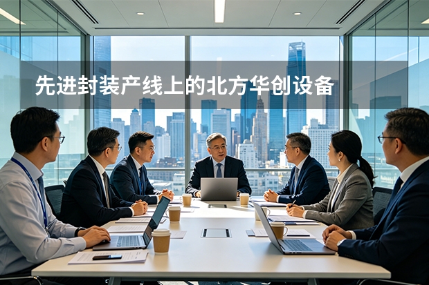 先进封装产线上的北方华创设备
