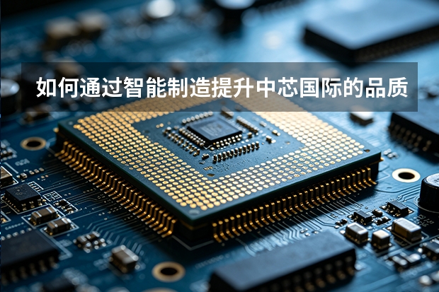 如何通过智能制造提升中芯国际的品质管控？