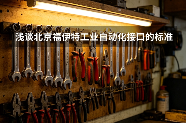 浅谈北京福伊特工业自动化接口的标准化努力