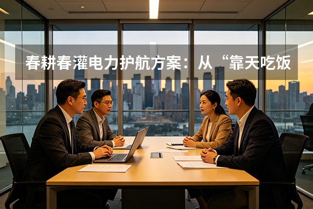 春耕春灌电力护航方案：从“靠天吃饭”到“知天而作”的数字化跃迁