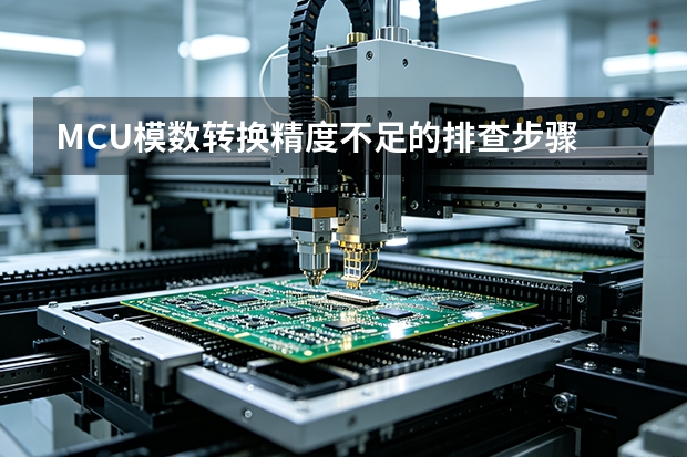 MCU模数转换精度不足的排查步骤