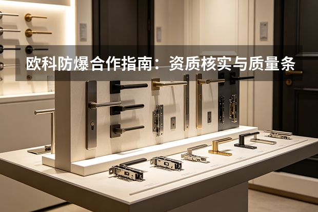 欧科防爆合作指南：资质核实与质量条款