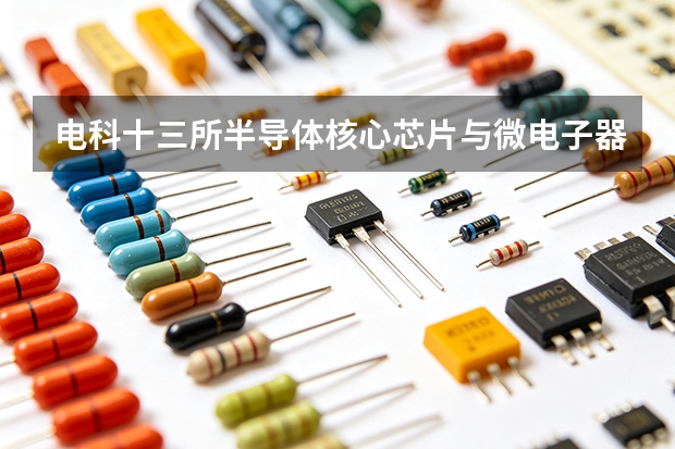 电科十三所半导体核心芯片与微电子器件典型应用场景解析：从需求到落地