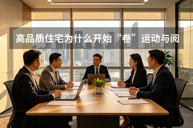 高品质住宅为什么开始“卷”运动与阅读空间？从新东升·之园说起